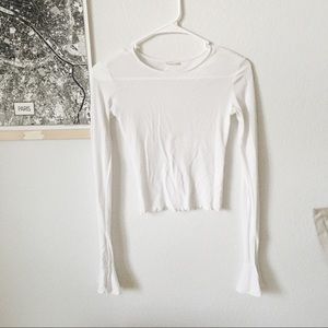 Zara bell sleeved crop top ✨